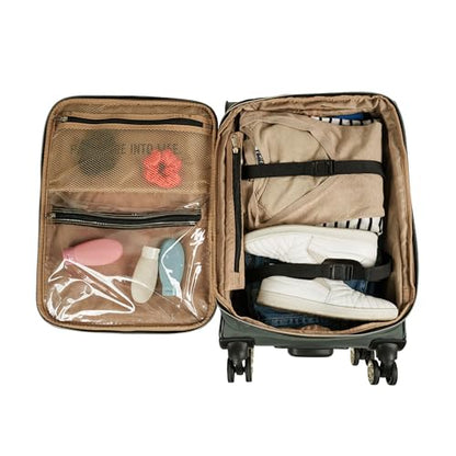 Kenneth Cole REACTION Chelsea Chevron Quilted Luggage, Olive, 3-Piece Set (20"/24"/28") - color: Olive, size: 3-Piece Set (20"/24"/28")
