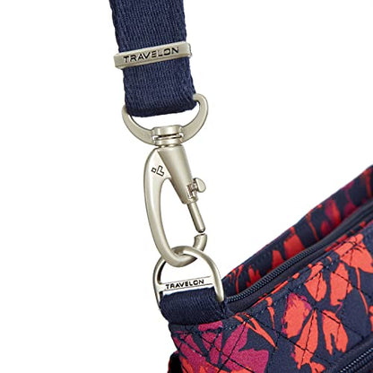 Travelon Anti-Theft Classic Mini Shoulder Bag - color: Painted Floral