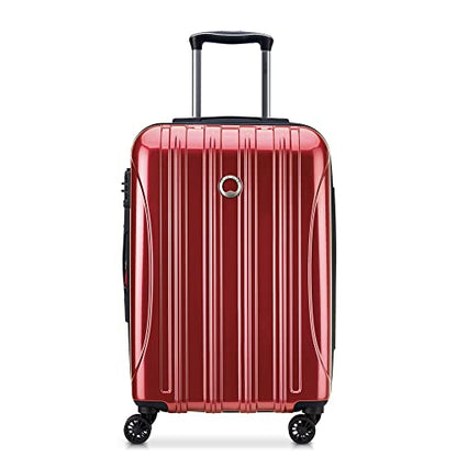 DELSEY PARIS Helium Aero Hardside Expandable Luggage with Spinner Wheels, Brick Red, Carry-On Plus 21 Inch - color: Brick Red, size: Carry-On Plus 21 Inch