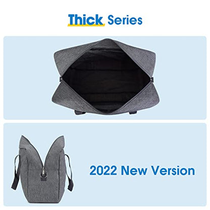 Narway Personal Item Travel Bag, Carry on Foldable Duffle Bag for Women Men - color: ZA-Thick Grey