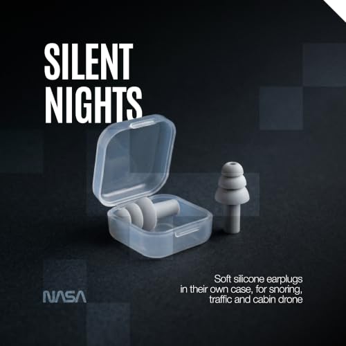 NASA Sleep Mask with LightBlock™ Barrier - color: Stellar Black & Lunar Grey