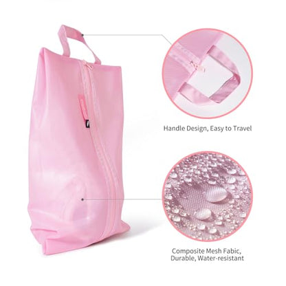 pack all 여행용 신발 가방, 스포츠용 방수 신발 파우치 - color: 핑크, style: 1팩
