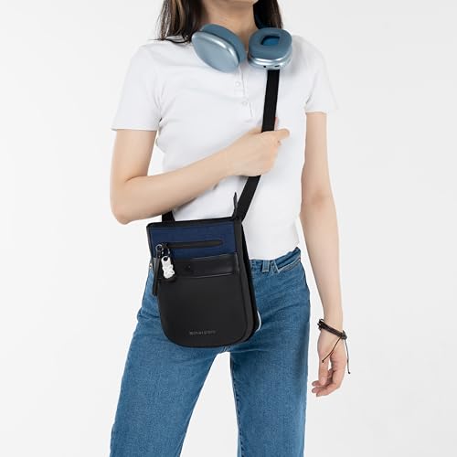 Sherpani Prima, RFID Anti-Theft Crossbody for Women - color: Blue Indigo