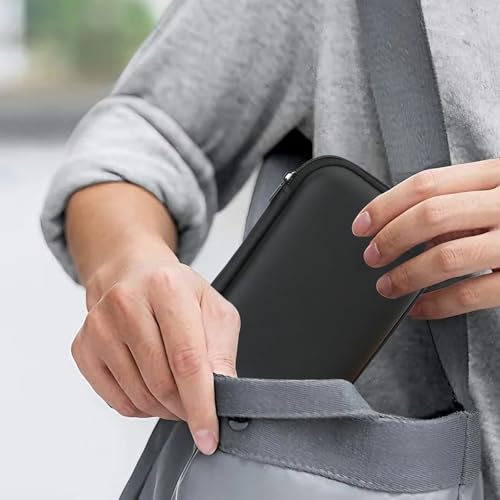 Zoyiancy 2Pcs Power Bank Case, Travel Storage Bag for Cables Earbuds - color: Black, Blue