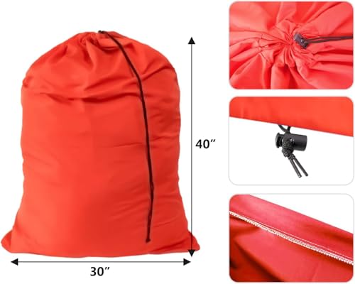 Extra Large Laundry Bag, Mixed Colors, 3 Pack, 30"x40" - color: Mixcolor
