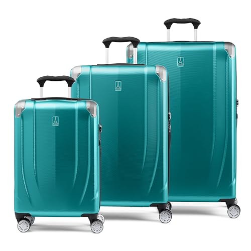 Travelpro Pathways 3 Hardside Luggage Set, Teal, 3-Piece (21/25/29) - color: Kayak Teal, size: 3 Piece Set (21/25/28)
