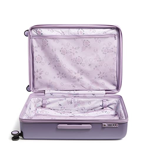 Vera Bradley Women's Hardside Rolling Suitcase Luggage, Purple Shimmer, 22" Carry On, 26" Check In, & 29" Check In - color: Purple Shimmer