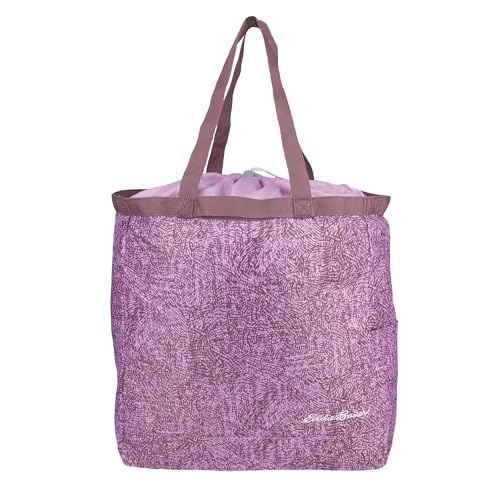 Eddie Bauer Stowaway Packable Tote Bag - color: Lilac