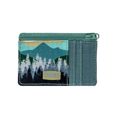 Chums Bandit Zip Compact Wallet, Slim RFID Wallet (Summit) - color: SUMMIT