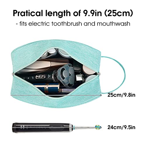 Narwey Travel Toiletry Bag for Women, Dopp Kit Men, Bathroom, Medicine Bag - color: A-Mint Green