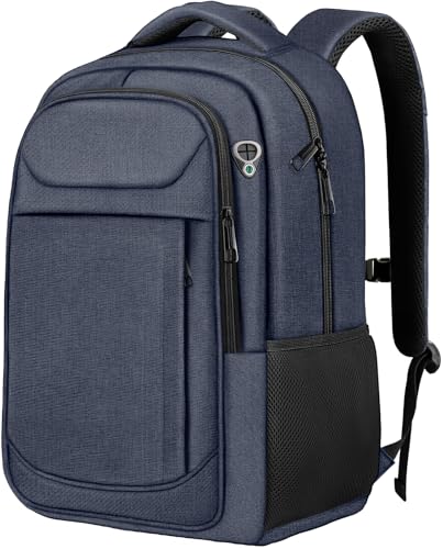 18.4" Large Laptop Backpack, Travel Backpack for Men Women, Blue - color: Blue, size: 18.4 Inch(45L)