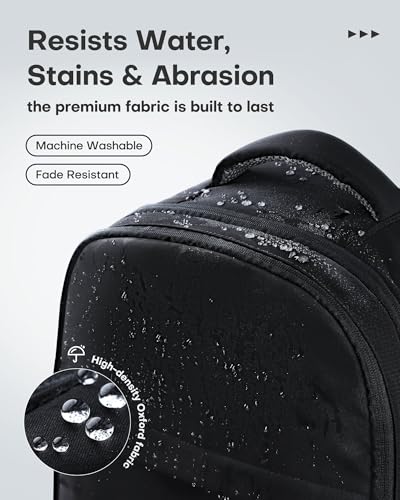 HOTOR Travel Backpack Flight Approved Bag Men Women, Medium Black - color: Black, size: Medium
