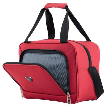 Travelers Club Chicago Hardside Expandable Spinner Luggage, Red, 3 Piece Set - color: Red, size: 3-Piece Set