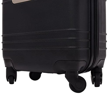 Travelers Club 22" Richmond Spinner Carry-On Luggage, Black - color: Black