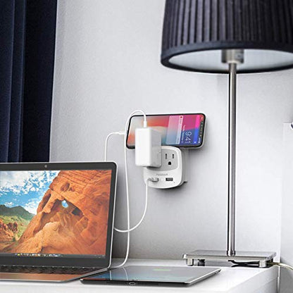 TESSAN European Travel Plug Adapter Converter