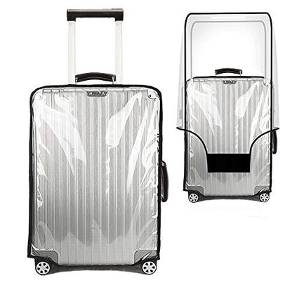 Luggage Cover 28 Inch Clear Suitcase Cover 0.4mm Thick PVC Transparent - size: 28 inch suitcase cover