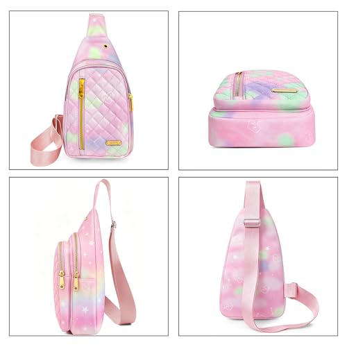Aisijimo Small Sling Bag For Women Men Casual Crossbody Sling Backpack - color: 801s-pgreen