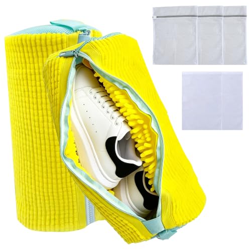 2 Sets of Shoe Washing Machine Bag Kit 3 In One,Laundry Bags
