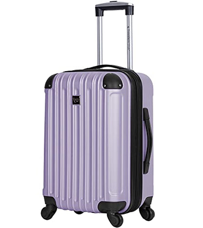 Travelers Club Midtown Hardside 4-Piece Luggage Travel Set, Lilac - color: Lilac