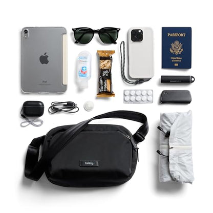 Bellroy Transit Sling (5L travel crossbody bag with internal organization, adjustable strap, and weather-resistant design) - color: Black
