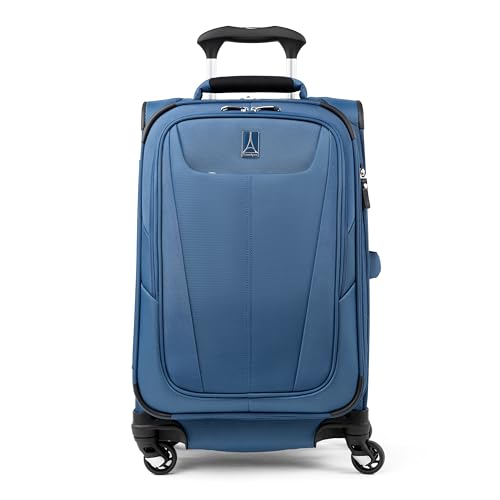 Travelpro Maxlite 5 Softside Carry-On Luggage Spinner, Blue, 21-Inch - color: Ensign Blue, size: Carry-on 21-Inch