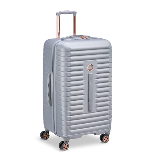 DELSEY PARIS Cruise 3.0, 26 Inch Checked Trunk Luggage, Platinum - color: Platinum, size: Checked 26 Inch Trunk