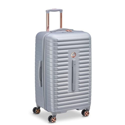 DELSEY PARIS Cruise 3.0, 26 Inch Checked Trunk Luggage, Platinum - color: Platinum, size: Checked 26 Inch Trunk