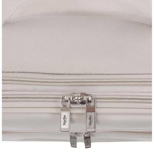 Martha Stewart Softside Carry-On Luggage, Light Grey - color: Light Grey, size: 22"