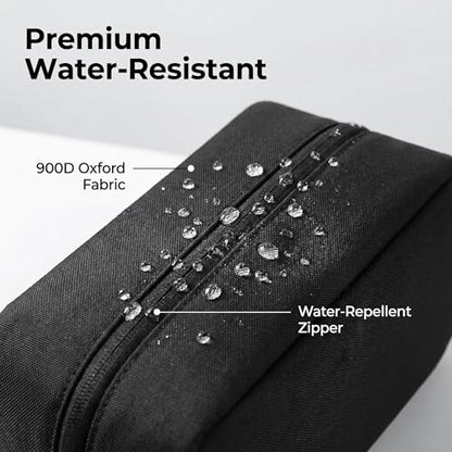 X-SISTER Toiletry Bag for Men, Travel Toiletry Organizer,Dopp Kit-Black - color: black