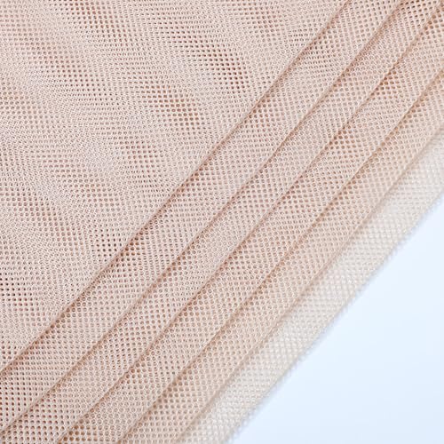 Frienda 6 Pack Mesh Drawstring Bags 11x15 Inch for Toys - color: Beige Color