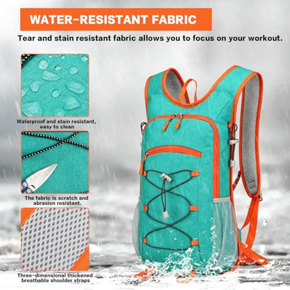 20L Hiking Backpack Lightweight Water-Resistant, Small Packable Foldable Daypack for Travel Men Women (shenhuise-da) - color: Shenhuise-da