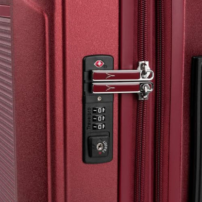 Travelpro Platinum Elite Hardside Expandable Spinner Wheel Luggage TSA Lock Hard Shell Polycarbonate Suitcase, Daring Red, Carry-on 21-Inch - color: Daring Red, size: Carry-on 21-Inch