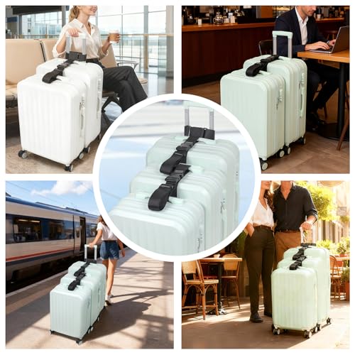 Vigorport Luggage Connector Straps for Suitcase, Add A Bag Suitcase Belt - size: 2''W - XX-Large