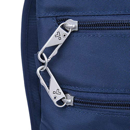 Travelon Anti-theft Classic Slim Double Zip Crossbody - color: Midnight