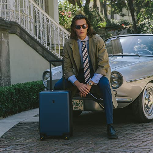 LEVEL8 Hard Shell 20 Inch Carry on Luggage Airline Approved, Polycarbonate - color: Navy, size: Carry-On 20 Inch