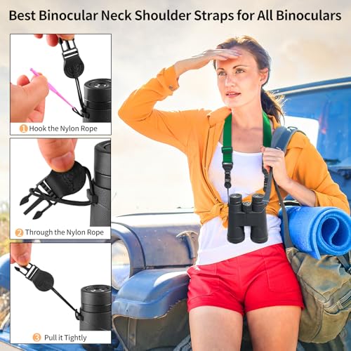 FIEIL Comfortable Shoulder Strap, Nylon Camera Strap, Adjustable Neck Strap for iPad, Cellphone Tablet, Camera, Laptop, Binocular, Luggage Bag (Dark Green Universal Lanyard) - color: Dark Green