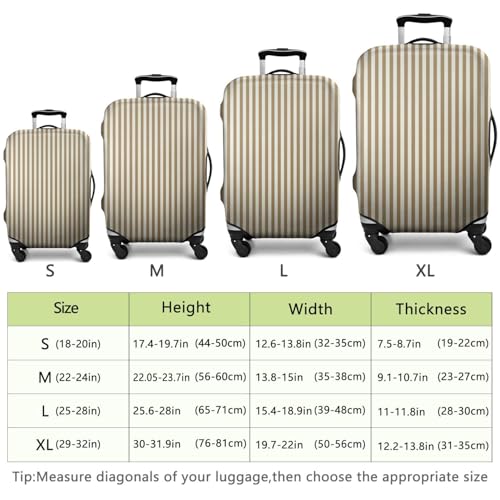 Mouse Hands Gesture Luggage Cover Protector Fit 25-28 Inch, White - color: Luggage Cover-1, size: L(25-28in)