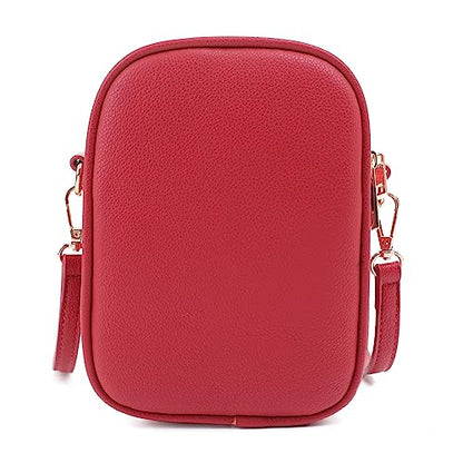 Mali+Lili, Josie Triple Zip Crossbody Bag - color: Red
