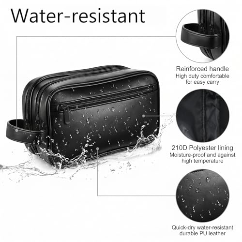 2 Pcs Travel Toiletry Bag for Men and Women
