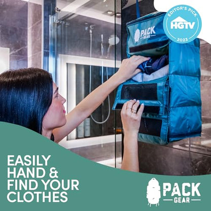 Pack Gear Hanging Carry-On Closet Organizer, Mesh Green - color: Mesh Green