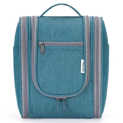Narwey Hanging Travel Toiletry Bag for Women, Cosmetic Makeup Bag - color: AG-Teal, size: Medium