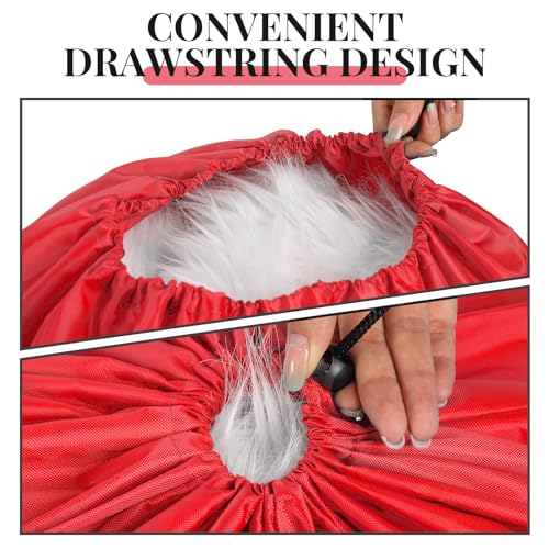 Woanger 12 Pack 28 x 45 Inch Extra Large Laundry Bags Bulk, Red - color: Red
