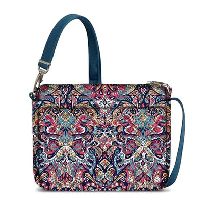 Travelon Anti-Theft Classic Small East/West Crossbody - color: Summer