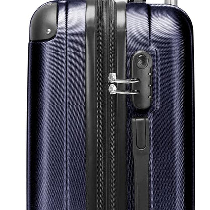 World Traveler Kemyer Quest 29-Inch Hardside Lightweight Expandable Spinner Suitcase Luggage - Navy - color: Navy, size: 29-inch