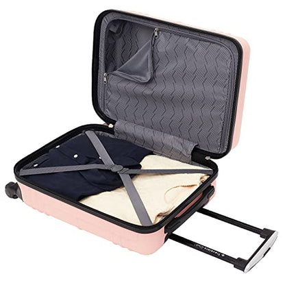 Travelers Club 22" Richmond Spinner Carry-On Luggage, Rose Gold - color: Rose Gold