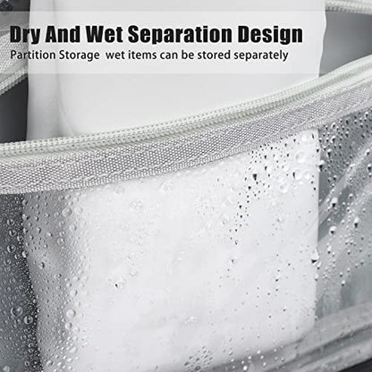 Etercycle Toiletry Bag for Women Men, Waterproof Hanging Toiletry Bags - color: Gray