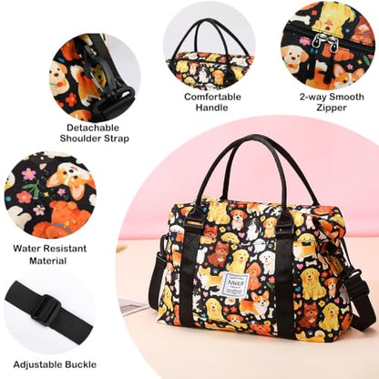 Travel Duffle Bag Weekender Overnight Gym Bag for Women, Astronaut Space - color: Astronaut Space