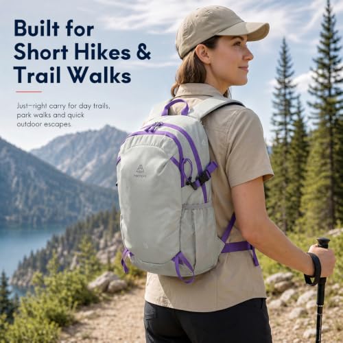 Haimont 15L Lightweight Hiking Daypack, Grey - color: Grey