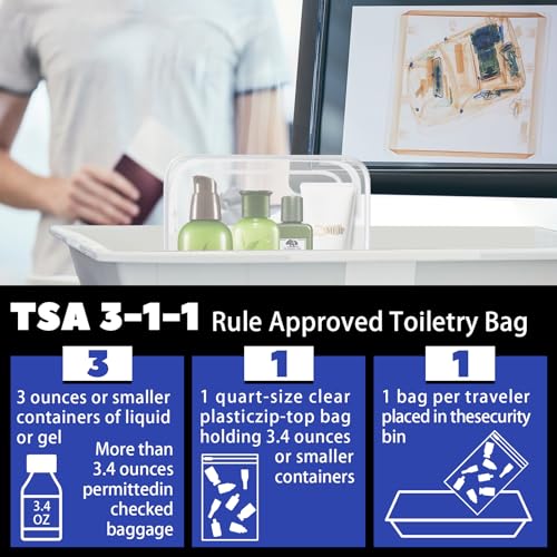 YedsIntu 16 Pieces Small Clear Makeup Bag PVC Zippered Pouches, TSA Approved Toiletry Bag for Travel, Waterproof Cosmetics Bag Vinyl Plastic Organizer Case for Vacation Bathroom - color: 16pcs White S