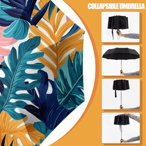 Folding Umbrella, Automatic Small Compact, Sun & Rain - color: MT77